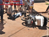 Maracaju: Motoboy menor de idade colidi com caminhão baú na Vila Juquita