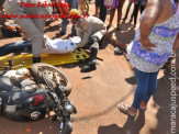 Maracaju: Motoboy menor de idade colidi com caminhão baú na Vila Juquita