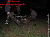 Motociclista sofre queda acidental após não conseguir contornar rotatória na área central de Maracaju