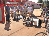 Maracaju: Motoboy menor de idade colidi com caminhão baú na Vila Juquita