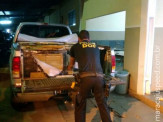DOF prende dois traficantes com 1,7 toneladas de maconha em veículo F250 roubada no Paraná, na região de Amambai