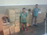 Dois são presos pelo DOF “batendo” 1,5 toneladas de maconha em caminhonete roubada no MT na rodovia MS-164