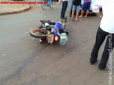 Acidente na Av. Marechal Floriano Peixoto envolve Strada e motocicleta (assista)
