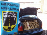 Maracaju: PRE apreende cerca de 218 de Maconha após perseguição policial na MS-164