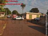 Maracaju: Colisão entre veículo e motociclista no Jardim Guanabara, deixa condutora ferida