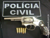 Polícia Civil de Maracaju prende um dos ladrão que fez arrastão em bar na região da cidade