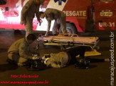 Maracaju: Garupa gravida cai de motocicleta após piloto sair em disparada