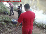 Bombeiros de Maracaju, encontram corpo de homem que desapareceu no Rio Vacaria, após afogamento