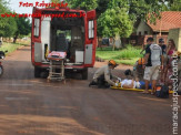 Maracaju: Ciclista é atropelada por motociclista e condutor ainda tentou agredir a vítima