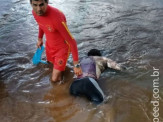 Rio Brilhante: Corpo de criança desaparecida no Rio Vacaria é encontrada após três dias de intensa procura pelo Corpo de Bombeiros de Maracaju