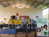 Maracaju: Cooperativa Sicredi em parceria com prefeitura doam computadores ao Quilombo São Miguel