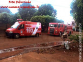 Maracaju: Bombeiros atendem ocorrência de incêndio em residência na Vila Moreninha