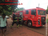 Maracaju: Bombeiros atendem ocorrência de incêndio em residência na Vila Moreninha
