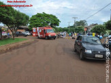 Maracaju: Adolescente conduzindo veículo se envolve em colisão com motociclista na Vila Prateada