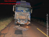 Maracaju: Colisão entre carreta e veículo na Rodovia MS-157 mata condutor
