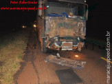 Maracaju: Colisão entre carreta e veículo na Rodovia MS-157 mata condutor