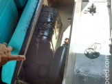 Ambulância de pronto socorro de Maracaju pega fogo em pátio de estacionamento