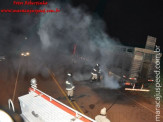Maracaju: Carreta tem princípio de incêndio na MS-162 e Bombeiros extinguem chamas
