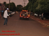 Maracaju: Colisão entre veículo e motocicleta na vila Margarida deixa condutor ferido