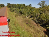 Maracaju: Ultrapassagem malsucedida acaba em capotamento, jovem fica preso às ferragens e sofre TCE