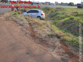 Piloto de fórmula “Gol” perde controle de veículo e cai em buraco as margens da BR-267 em Maracaju