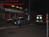 Maracaju: Condutor perde controle de veículo e abraça poste na Av. Marechal Deodoro da Fonseca