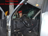 Maracaju: Condutor perde controle de veículo e abraça poste na Av. Marechal Deodoro da Fonseca