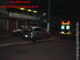 Maracaju: Condutor perde controle de veículo e abraça poste na Av. Marechal Deodoro da Fonseca