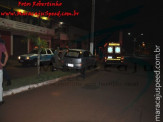 Maracaju: Condutor perde controle de veículo e abraça poste na Av. Marechal Deodoro da Fonseca