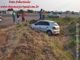 Piloto de fórmula “Gol” perde controle de veículo e cai em buraco as margens da BR-267 em Maracaju