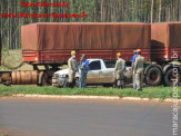 Maracaju: Colisão entre veículos na BR-267 próximo à entrada do minianel rodoviário