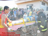 Maracaju: Colisão entre motocicleta e caminhonete deixa vítima com perna gravemente fraturada