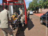 Maracaju: Bombeiros atendem ocorrência de colisão entre motocicletas na Vila Juquita