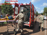Maracaju: Bombeiros atendem ocorrência de colisão entre motocicletas na Vila Juquita