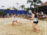 Dupla sul-mato-grossense disputa torneio de Beach Tennis em Porto Alegre