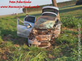 Maracaju: Colisão frontal entre veículo e ônibus de turistas na MS-162 próximo ao aterro sanitário resulta em uma vítima fatal