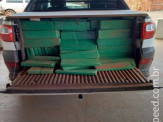 Maracaju: PRE BOP Vista Alegre apreende mais de 600 kg de maconha em pick-up strada
