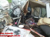 Maracaju/Matéria Completa: Colisão frontal entre caminhão e Fiat Uno deixa 4 vítimas fatais na MS-162