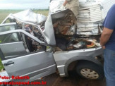 Maracaju/Matéria Completa: Colisão frontal entre caminhão e Fiat Uno deixa 4 vítimas fatais na MS-162