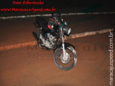 Maracaju: Motociclista colidi com guarda rei da ponte na Av. Marechal Deodoro e se arrasta para acostamento para não ser atropelado