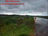 Maracaju: Corpo de Bombeiros atendem ocorrência de saída de pista no minianel rodoviário