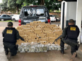 DOF prende homem com nove passagens pela polícia transportando mais de 326 quilos de droga