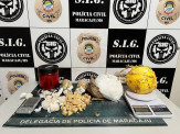 Maracaju: Polícia Civil prende traficante em flagrante. Na residência, no conjunto Olídia Rocha, foi localizada 2,5kg de cocaína e pasta base de cocaína