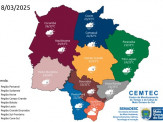 Chuvas fortes continuarão nesta terça-feira em MS