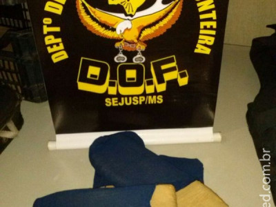 DOF apreende Pasta Base de Cocaína em ônibus