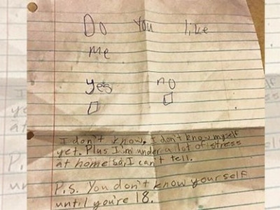 Carta de amor de menina de 11 anos tem incrível resposta do "amado"