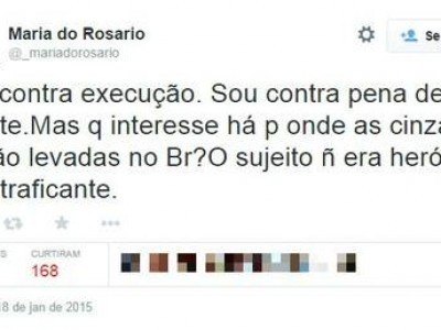Declaração de ex ministra causa polêmica: "Sujeito não era herói, era traficante"