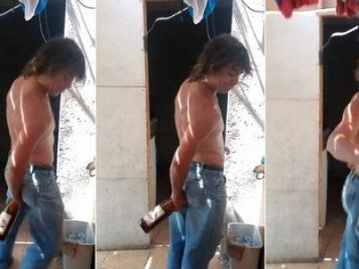 Homem que "abre garrafa com o traseiro" vira hit na internet