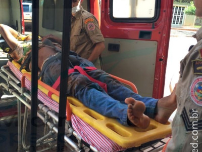 Maracaju: Capotamento em estrada vicinal, carro para em cima de vítima