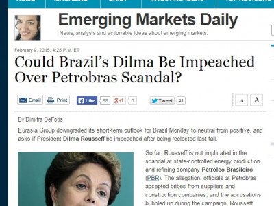 Debate sobre impeachment afeta imagem de estabilidade do Brasil